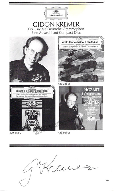 Signed Recording Ad