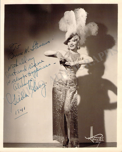 Gray, Gilda - Signed Photograph 1941