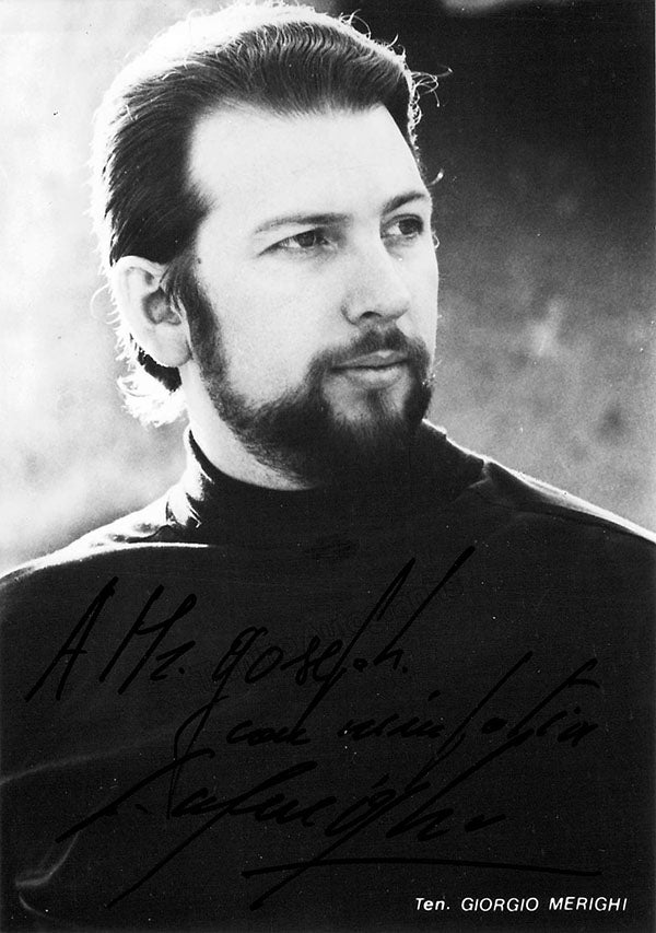George Merhi MERIGHI, Giorgio (Various Autographs) – Tamino Autographs