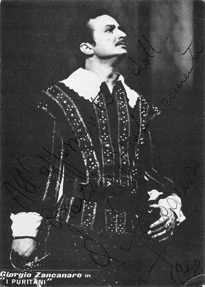 ZANCANARO, Giorgio (Various Autographs)