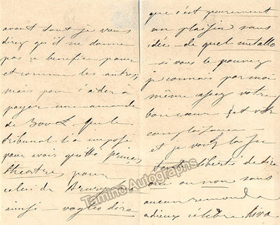 Autograph Letter Signed (E) + Unsigned CDV