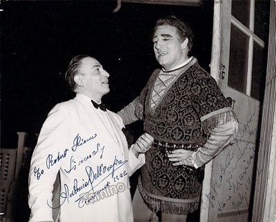 In role with Antonio Dell'Orefice backstage