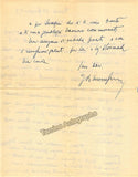 Callas, Maria - Autograph Letter Signed by Meneghini 1949