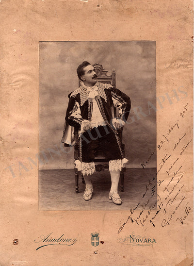 Valls, Giovanni - Signed Photograph 1905