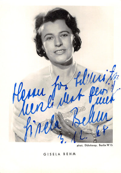 BEHM, Gisela
