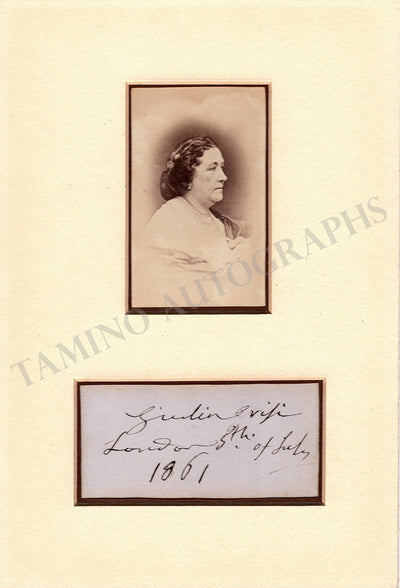 Grisi, Giulia - Signature Cut 1861