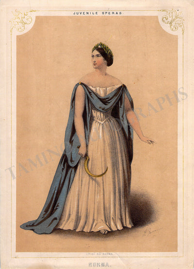 Grisi, Giulia - Vintage Print as Norma