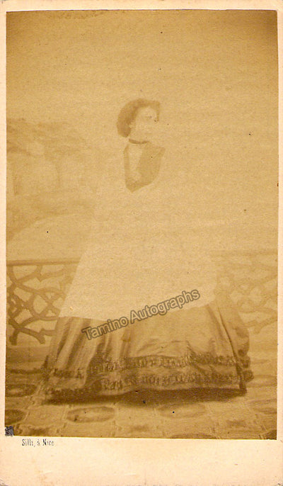 Sanchioli, Giulia - Signed CDV Photograph