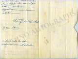 Sanchioli, Giulia - Set of 3 Autograph Letters Signed