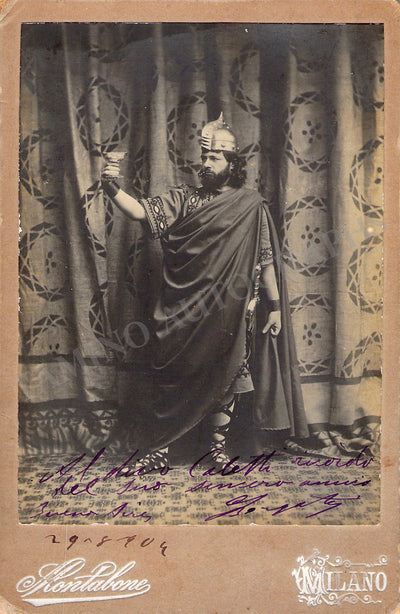 Borgatti, Giuseppe - Signed Cabinet Photo 1904