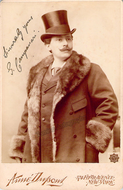 Campanari, Giuseppe - Signed Cabinet Photograph