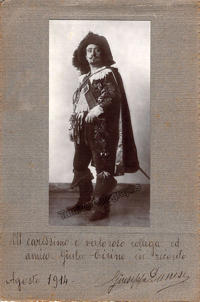 Danise, Giuseppe - Signed Photograph in Role 1914