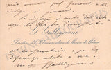 Gallignani, Giuseppe - Set of 5 Autograph Letters Signed