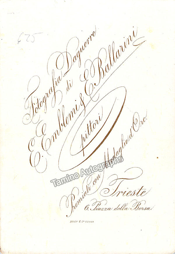 Giacosa, Giuseppe Signed Photograph Tamino Autographs