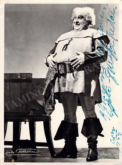 Taddei, Giuseppe - Signed Photograph in Falstaff