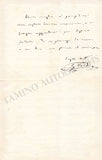 Verdi, Giuseppe - Autograph Letter Signed 1865