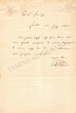 Verdi, Giuseppe - Autograph Note Signed 1847