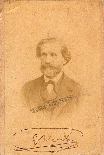 Verdi, Giuseppe - Signed Photograph