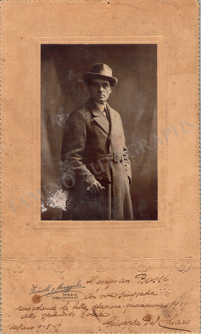 Del Chiaro, Giuseppe - Signed Photograph 1919