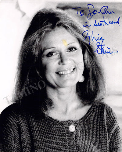 Steinem, Gloria - Signed Photograph