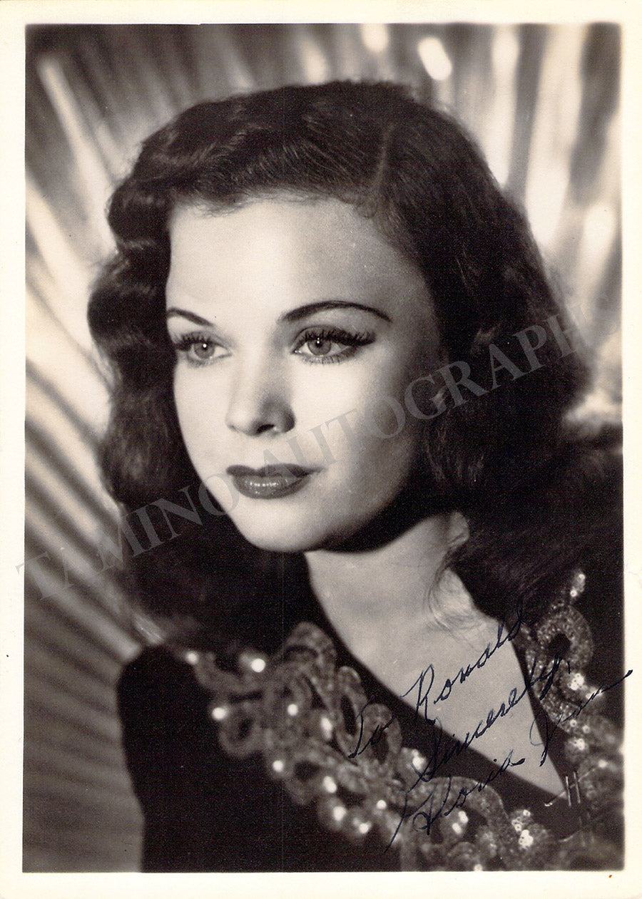 Gloria Jean Autograph Signed Photo – Tamino Autographs
