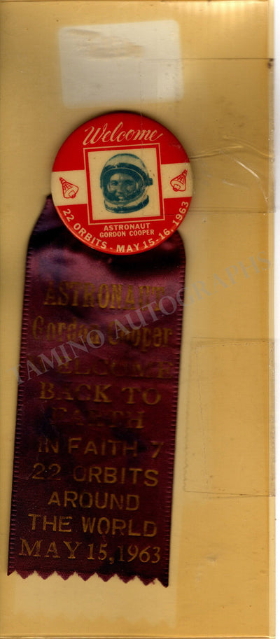 Cooper, Gordon - Welcome Badge 1963