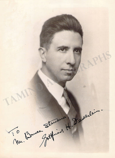Federlein, Gottfried - Signed Photograph