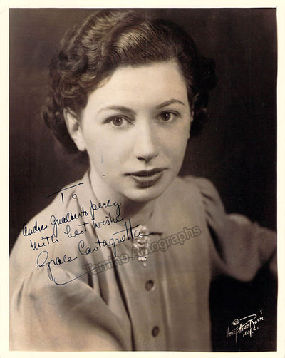 Castagnetta, Grace - Signed Photograph