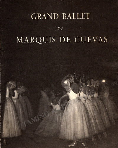 Grand Ballet du Marquis de Cuevas - Season Program 1951