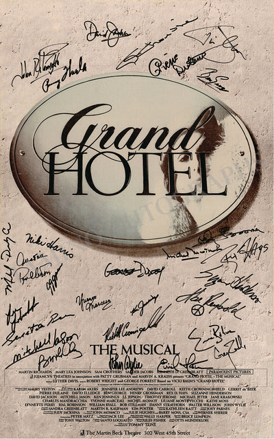 Grand Hotel - Signed Broadway Poster