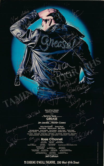 Grease The Musical - Signed Broadway Poster