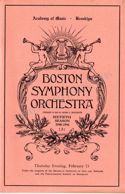 Piatigorsky, Gregor - Concert Program New York 1941