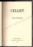 Piatigorsky, Gregor - Signed Book "Cellist"