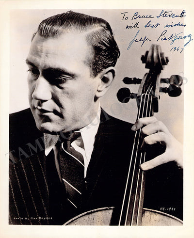 Piatigorsky, Gregor - Signed Photograph 1947