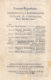 Strauss, Richard - Grieg, Edvard - Mottl, Felix - Concert Playbill Vienna 1895