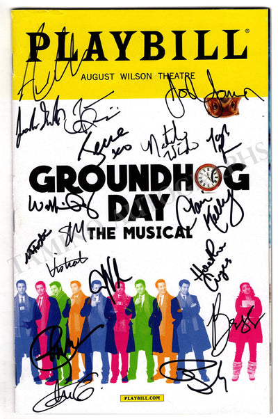 Groundhog Day - Signed Broadway Musical Playbill