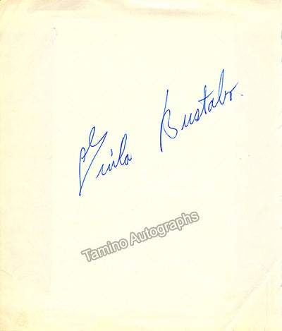 Bustabo, Guila - Signed Album Page