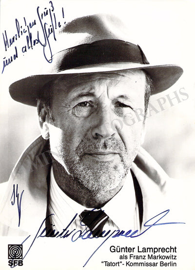 Lamprecht, Gunter - Signed Photograph