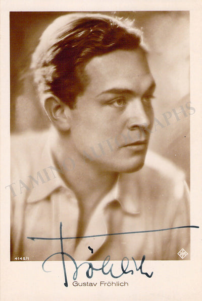 Frohlich, Gustav - Signed Photograph