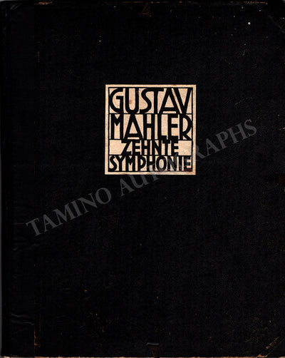Mahler, Gustav - 10th Symphony Facsimile Manuscript