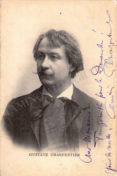 Charpentier, Gustave - Signed Photograph