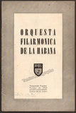 Pittaluga, Gustavo - Signed Program Havana 1948