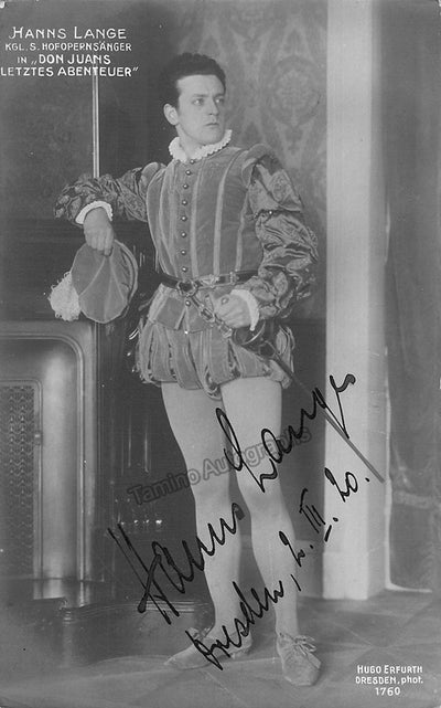 LANGE, Hanns