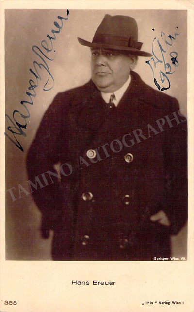 BREUER, Hans (Various Autographs)