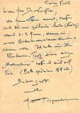 Apostel, Hans Erich - Autograph Note Signed