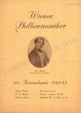 Knappertsbusch, Hans - Concert Program Vienna 1942