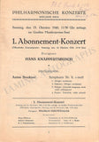 Knappertsbusch, Hans - Lot of 24 Programs