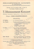 Knappertsbusch, Hans - Lot of 24 Programs