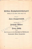 Knappertsbusch, Hans - Lot of 24 Programs