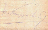 Knappertsbusch, Hans - Signature on Card